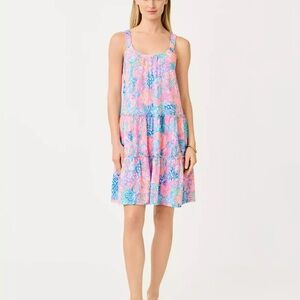 NWT Lilly Pulitzer LORO SWING DRESS “Splendor In The Sand” MSRP $128 NWT sz XL